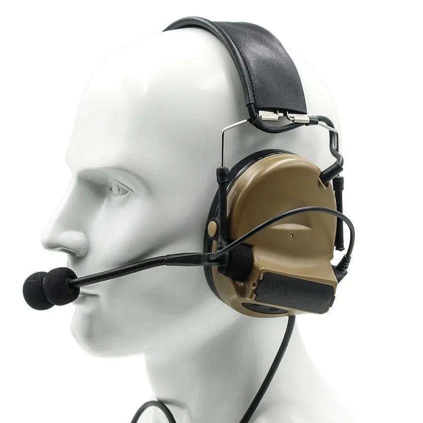 Tactical Headset Comta II Outdoor Sports Hunting Military COMTA 2 Headset Noise Cancelling Hearing Protection Earmuffs