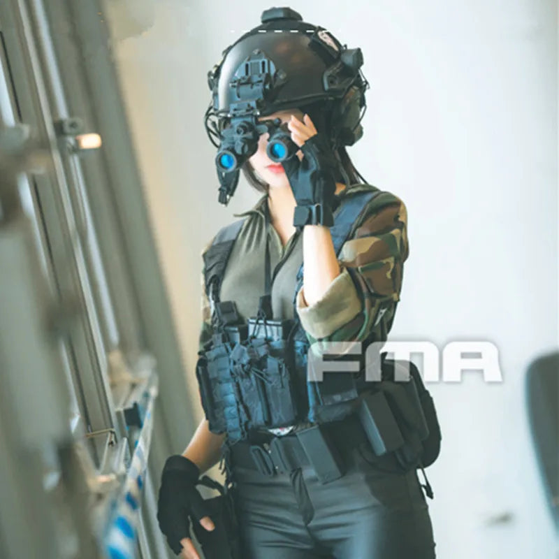 FMA (Dummy Model) Tactical ARROW DYNAMIC Helmet Night Vision Goggle NVG AN/PVS31 NO Function Just Decoration