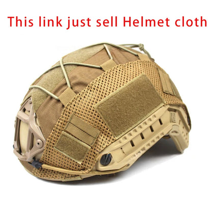 Tactical Helmet Cover 500D for Fast Helmet Multi-Camo Helmet Cover for Airsoft HelmetMilitary Paintball Hunting Shooting Gear