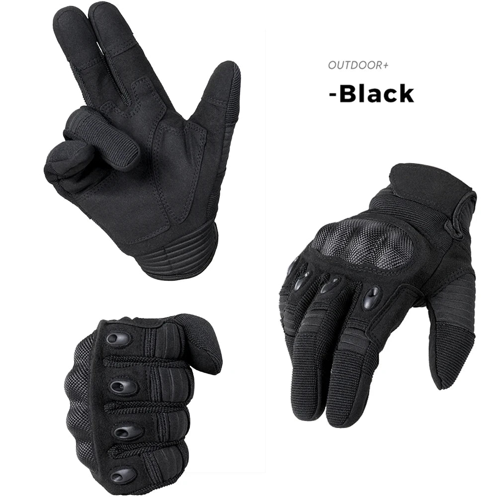 Touch Screen Tactical Gloves Outdoor Cycling Sports Hiking Camping Hunting Airsoft Combat Bicycle Hard Shell Anti-skid Gear Men