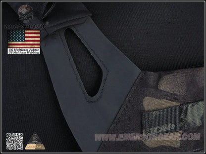 Emersongear JPC Tactical Jumper Carrier Vest Combat Back Support Updated Version EM7344 MC Black