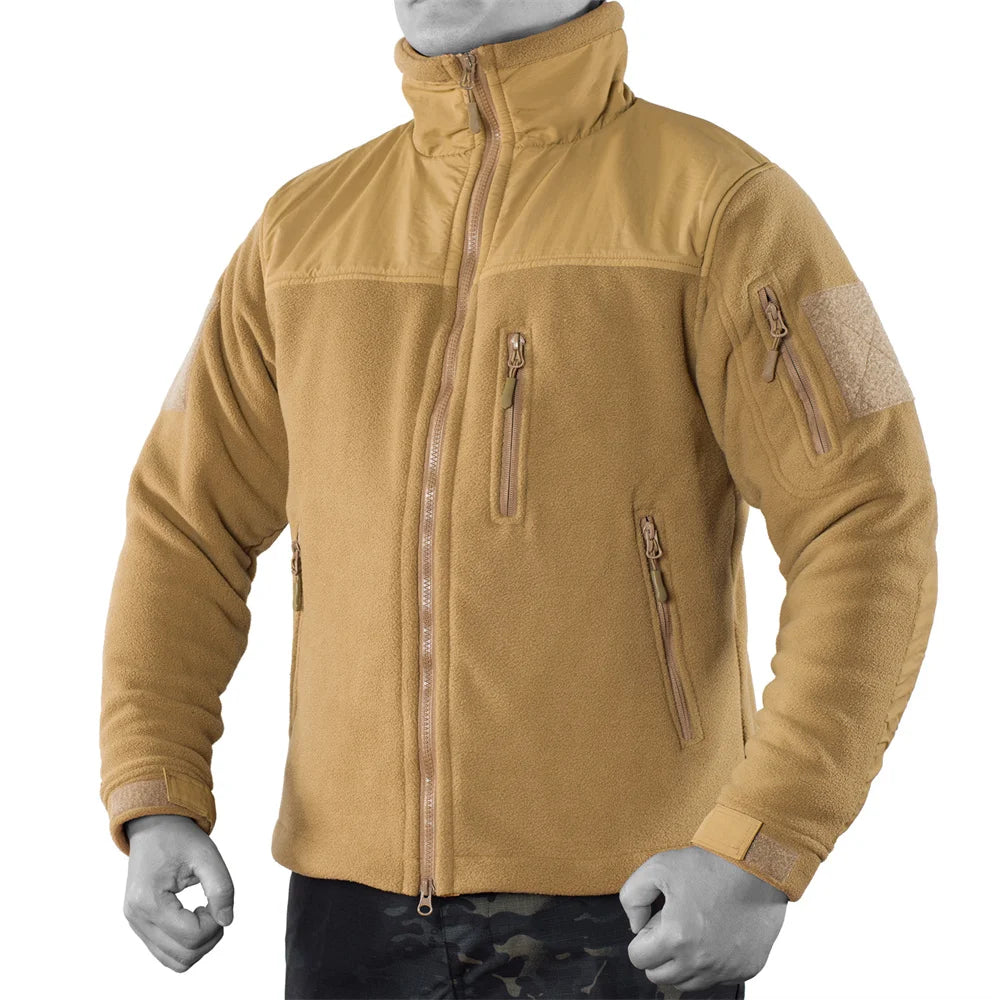 Tactical Winter Jacket Military Fleece Jacket Thermal Warm Camouflage Work Coats Mens Warm Clothes Safari Jacket Outwear