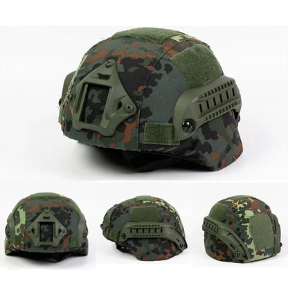 MICH2000 Tactical Helmet Cover Hunting Airsoft Outdoor Shooting Sports Camouflage Protective Helmet Cloth Cover Helmet Accessory