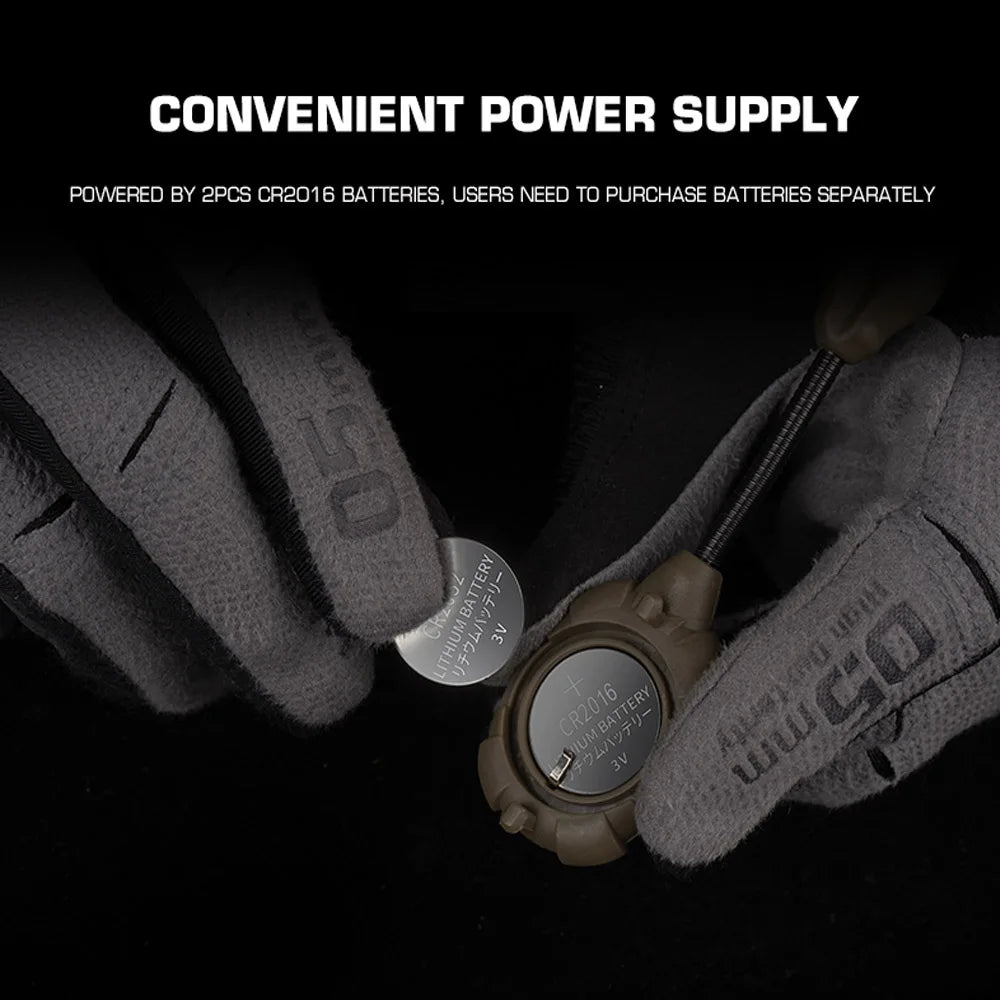 Tactical Helmet Signal Light – Multi-Mode IR & Color Beacon