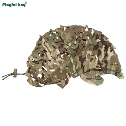 FAST Tactical Helmet Camouflage Cover Outdoor Cosplay CAMO Cloth Hunting Helmet Protective Shelter Laser Cutting NA57