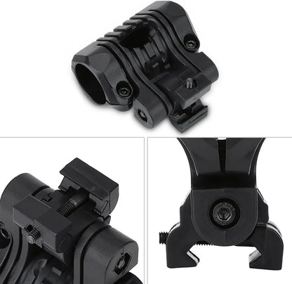 BOOIU Tactical Helmet Flashlight Bracket Mounting Base Fits Quick Helmet Rail Accessories