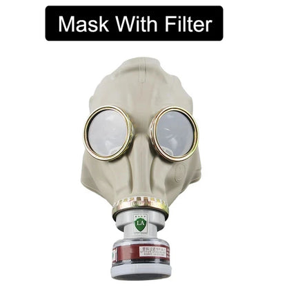 64 Type Multipurpose Black Gas Full Mask Respirator Safety Chemical Prevention Mask Painting Spray Pesticide Natural Rubber Mask