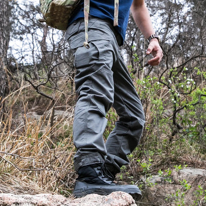 Men's Tactical Cargo Pants - Waterproof, Multi-Pocket, Durable Outdoor Combat Work Trousers