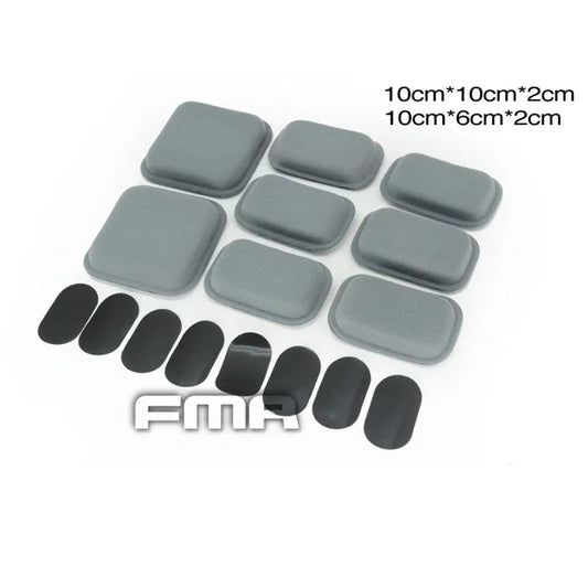 Tactical Helmet FMA 8PCS Protective Pad For CP Helmet Replacement Suspension Pads Soft Cushion Pad Airsoft Hunting Accessories