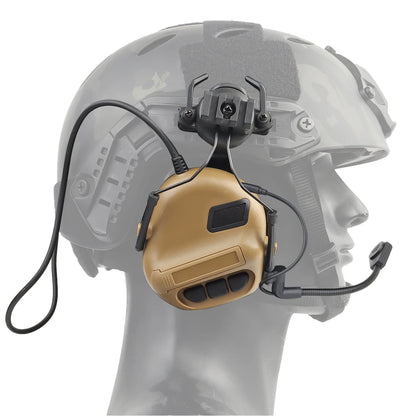 Tactical Headset Non-picking Noise-Cancelling Headset For Helmet Headset Baofeng Radio PTT Adapter Mobile Earphone