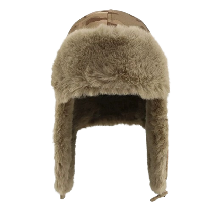 Camouflage Fur Hat