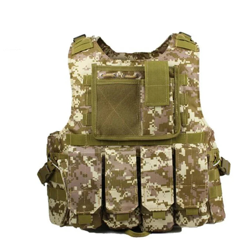 Outdoor Tactical Molle Vest Combat Assault Vests Clothes Combat Paintball Multicam Kryptek Black Camo Clothing Hunting Vest Gear