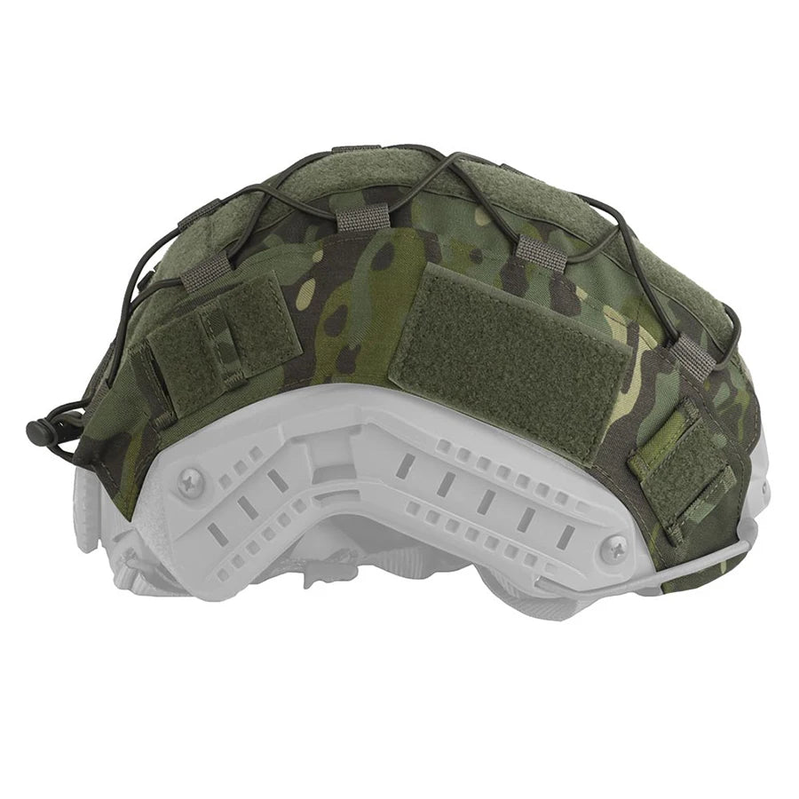 Tactical Helmet Cover for MH PJ BJ OPS-Core Fast Helmet Paintball Airsoft Helmet Cover MC With Elastic Cord