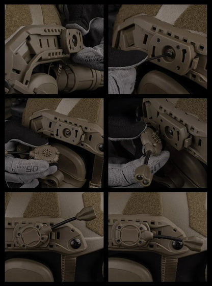 Tactical Helmet Signal Light – Multi-Mode IR & Color Beacon