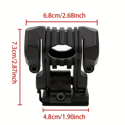 BOOIU Tactical Helmet Flashlight Bracket Mounting Base Fits Quick Helmet Rail Accessories