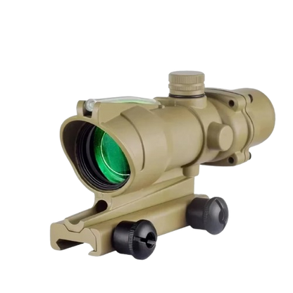 4x32 Combat Prism Scope with Fiber Optic Reticle