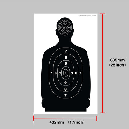 Archery Target Paper black Silhouette Human Body Shape Darts Catapult Outdoor Sport Practice Shooting Hunting Training parts