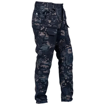 Tactical Pants Men X7 Soft Shell Fleece Windproof Waterproof Camo Combat Trousers Big Pocket Wear-resistant Trekking Cargo Pants