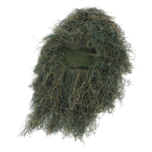 Woodland/ Desert Ghillie Suit Hood – Tactical Camouflage Concealment