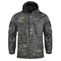2025 Hunting Tactical Jacket Hooded Waterproof Wear-resistant Camping Jacket  Fleece Clothing Multicam Camouflage Windbreakers