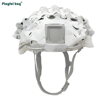 FAST Tactical Helmet Camouflage Cover Outdoor Cosplay CAMO Cloth Hunting Helmet Protective Shelter Laser Cutting NA57