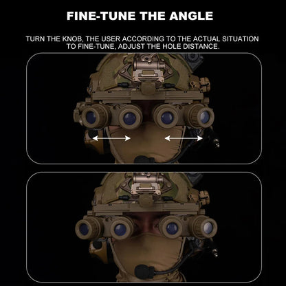 GPNVG 18 Night Vision Goggle With Battery Box Tactical Airsoft Helmet Mount Night Vision DUMMY Model Decorative Helmet Accessory