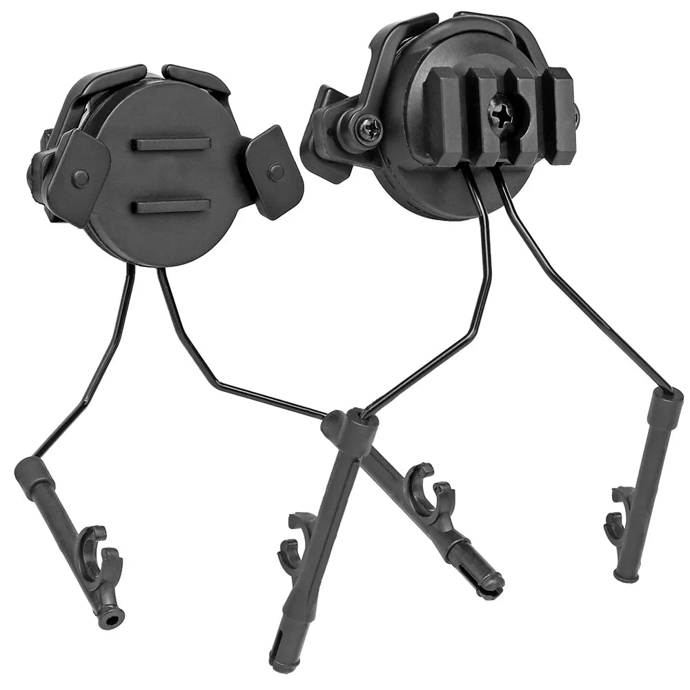 Outdoor Tactical Helmet Headphone Holder Headset Accessories Rail Adapter Set Rail Suspension Bracket for Fast Helmet