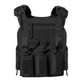 Laser-Cut MOLLE Quick-Release Tactical Plate Carrier