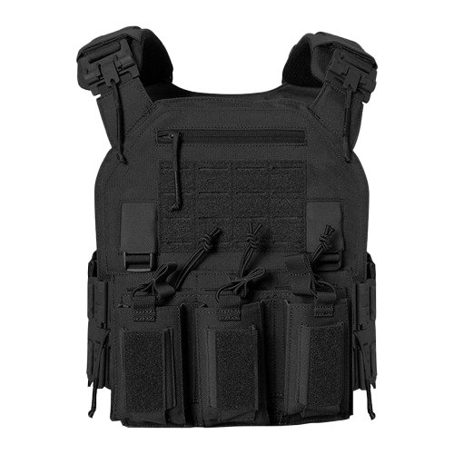 Laser-Cut MOLLE Quick-Release Tactical Plate Carrier