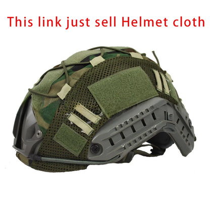 Tactical Helmet Cover 500D for Fast Helmet Multi-Camo Helmet Cover for Airsoft HelmetMilitary Paintball Hunting Shooting Gear