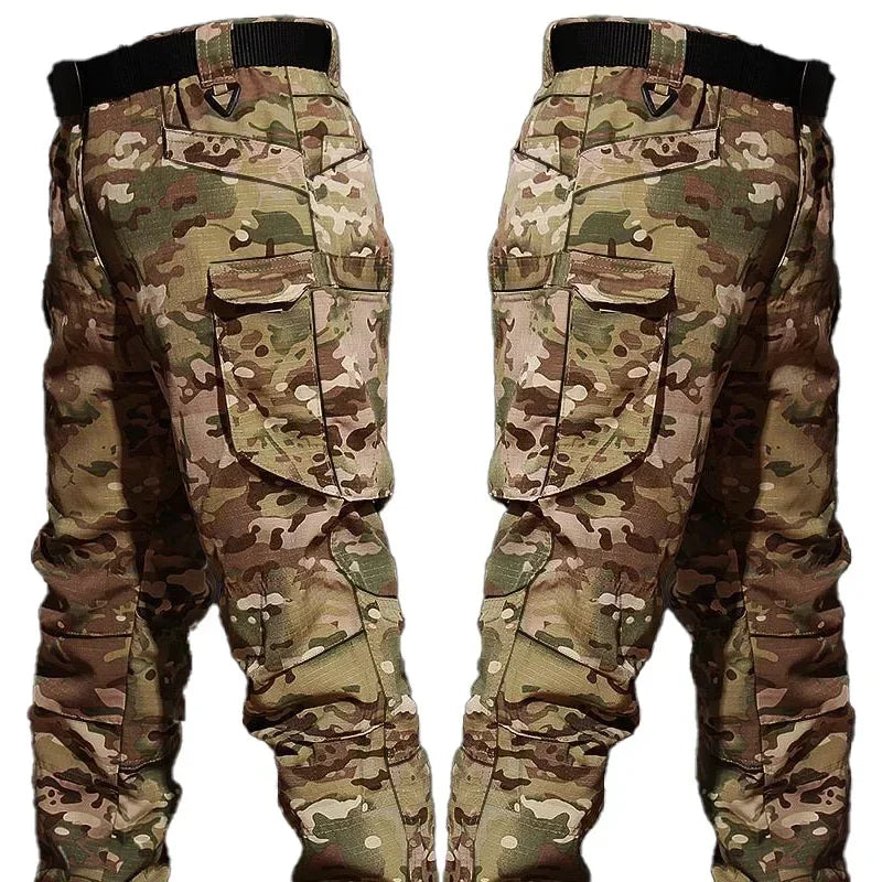 Outdoor Uniform Tactical Shirts Waterproof Tops Airsoft Multicam Camo Suit Pants Men Clothing Hunting Clothes Wear-resisting