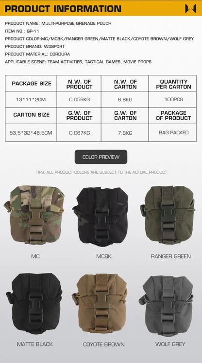 Premium Grenade Pouch