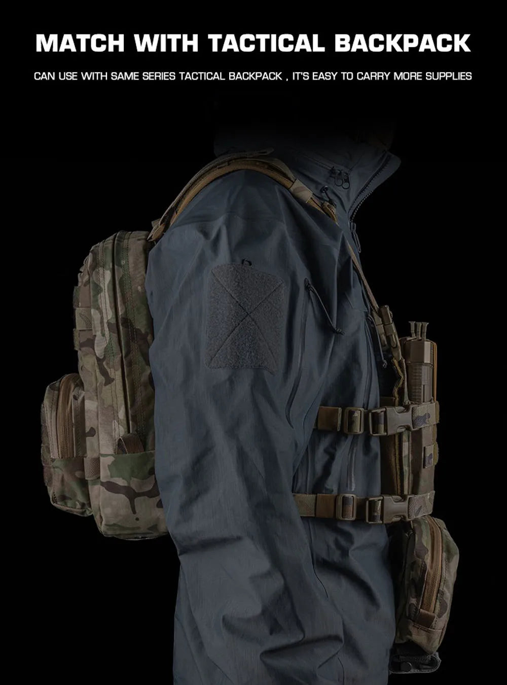 Tactical Chest Rig - Quick Release 556 Magazine Pouch