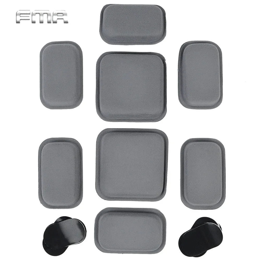 Tactical Helmet FMA 8PCS Protective Pad For CP Helmet Replacement Suspension Pads Soft Cushion Pad Airsoft Hunting Accessories