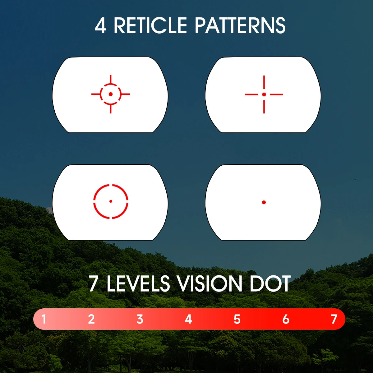 Tactical Reflex Red Dot Sight