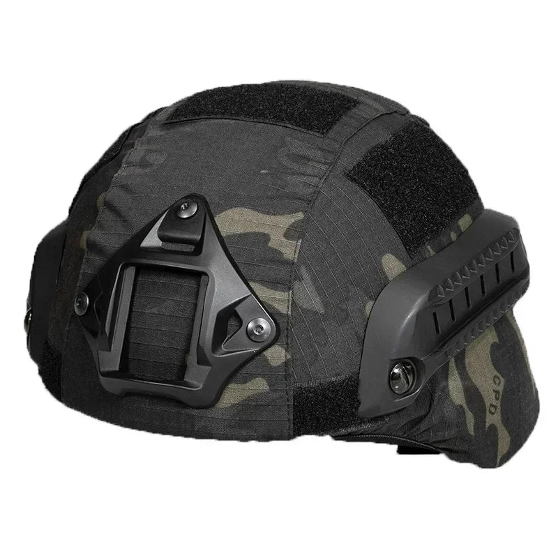 MICH2000 Tactical Helmet Cover Hunting Airsoft Outdoor Shooting Sports Camouflage Protective Helmet Cloth Cover Helmet Accessory