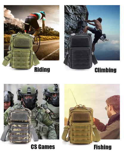 Outdoor Tactical Molle Pouch Holster Men Military Waist EDC Bag Wallet Phone Case Medical Bag Multifunction Camping Hunting Pack