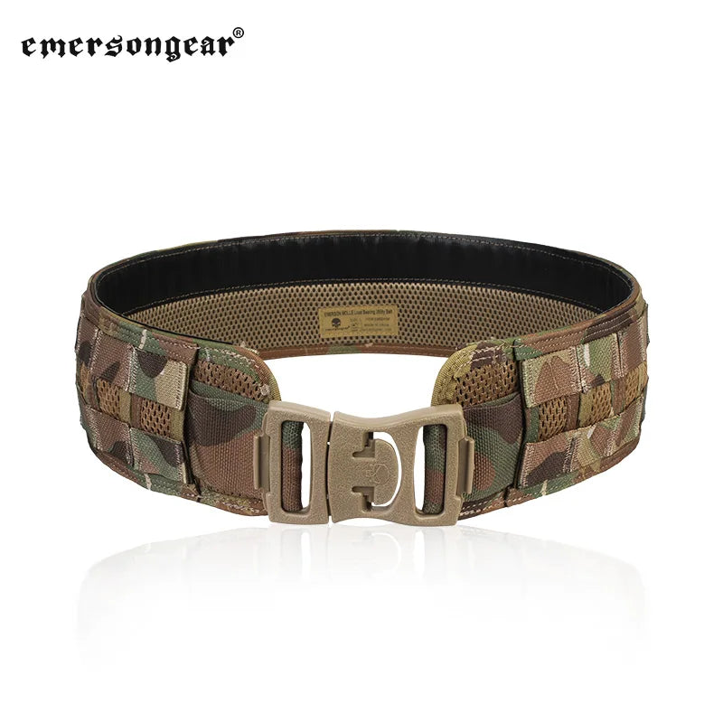 Emersongear Tactical Waistband MOLLE Load Bearing Utility Belts Emerson Combat Padded Patrol Waist Strap Outdoor Training Nylon