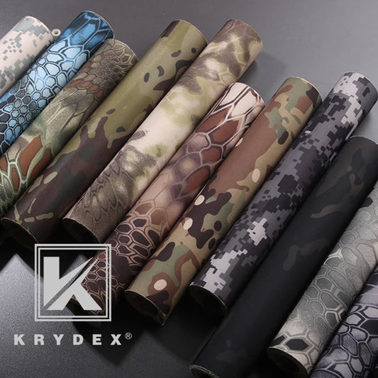 KRYDEX Tactical Elastic Camouflage Stickers 150*20/30 MC Camo Tactical Wrap Adhesive Decal DIY Roll Shooting Hunting Accessories