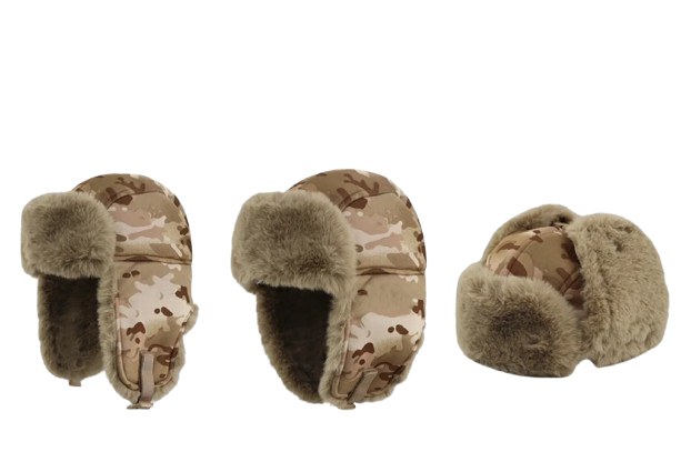 Camouflage Fur Hat