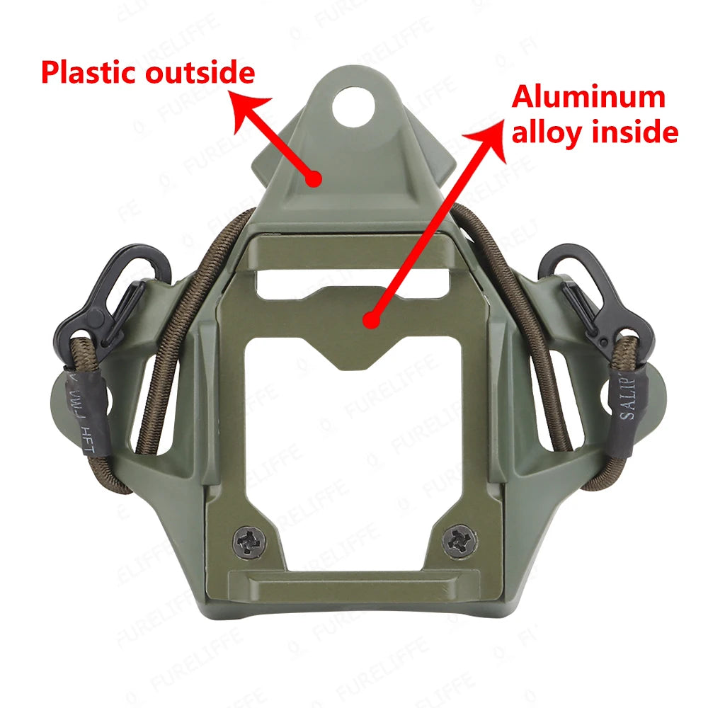 VULPO New Tactical Helmet/Shield Three-hole NVG mounting adapter/aluminum modular shield for the FAST MICH AF Wendy Fast Helmet