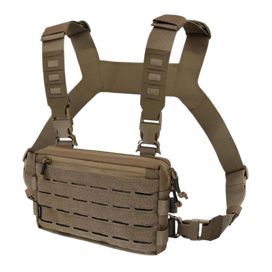 Tactical Chest Rig Pack for Men, Running Chest Bag with Front Loop Recon Chest Rigs for Hunting Outdoor EDC Camping Recon Kit