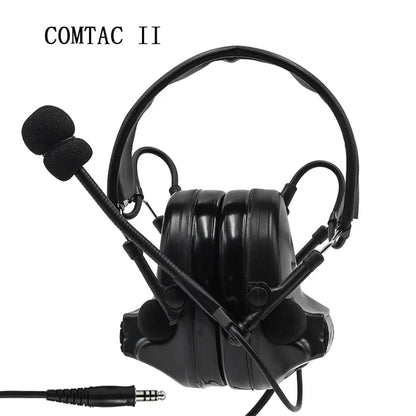 Tactical Headset Comta II Outdoor Sports Hunting Military COMTA 2 Headset Noise Cancelling Hearing Protection Earmuffs