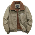 Men High Quality Jacket Winter New Fleece Warm Windproof Tactical Coat Autumn Men Fashion Fur Collar Thick Military Overcoat Man