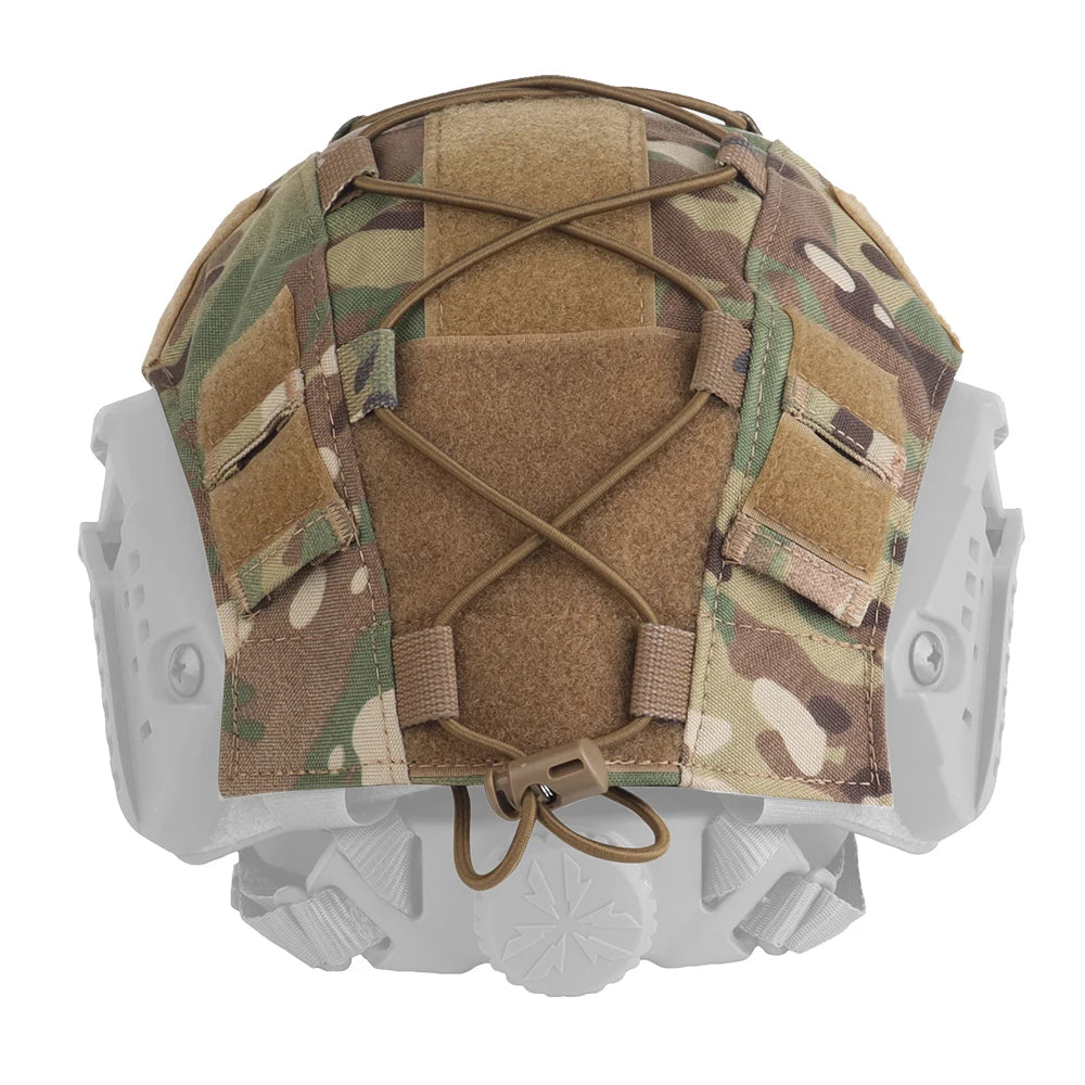 Tactical Helmet Cover for MH PJ BJ OPS-Core Fast Helmet Paintball Airsoft Helmet Cover MC With Elastic Cord