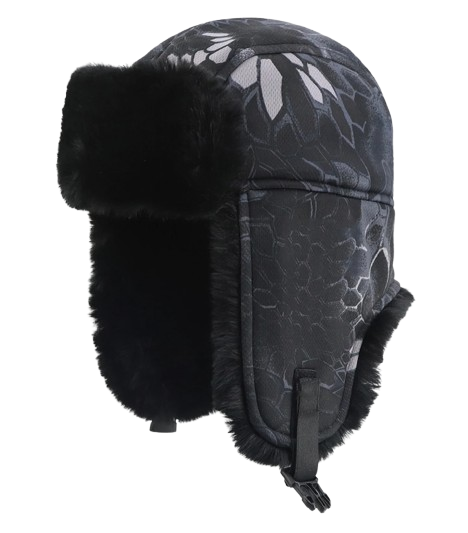 Camouflage Fur Hat
