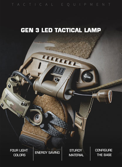Tactical Helmet Light – Multi-Mode Military Illumination