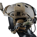 Operator Coyote Brown Camo Helmet Set/ Airsoft Edition