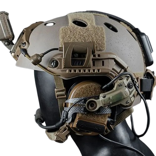 Operator Coyote Brown Camo Helmet Set/ Airsoft Edition