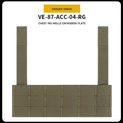 Chest Rig Harnesses Extension Accessories Tactical Chest Vest Rig Chest Rig Expansion Airsoft Tactical Vest Accessories